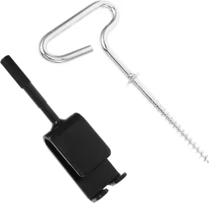 1 Set Ice Anchor Drill Adapter Tools Ice Fishing Equipment Ice Fishing Gear Ice Fishing Drill Ice Anchors Winter Ice Fishing Anchors Ice Anchor Adapter Outdoor Shovel Kit Metal