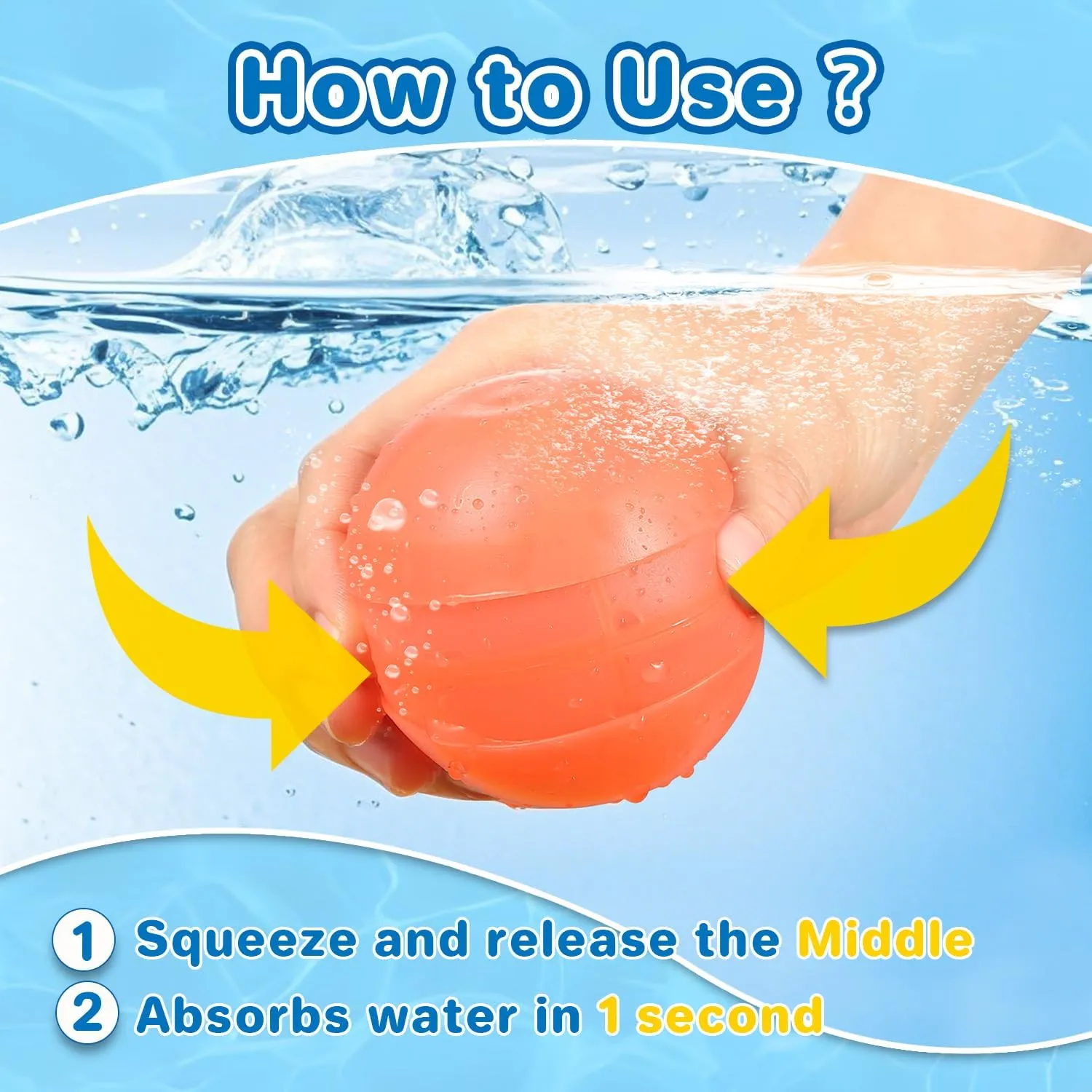 12 PCS Reusable Water Balloons, Self Sealing Silicone Water Bomb with Mesh Bag, Quick Fill Water Splash Ball for Outdoor Activities, Summer Toys Swimming Pool Party Supplies Bath Toy Gift