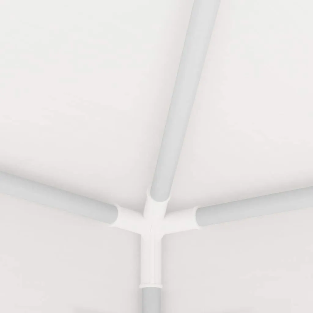 13.1'x19.7' White Party Tent with 4 Mesh Sidewalls, Heavy Duty Iron Frame & PE Roof Canopy Tent for Outdoor Events, Weddings, BBQs, Backyard Gatherings