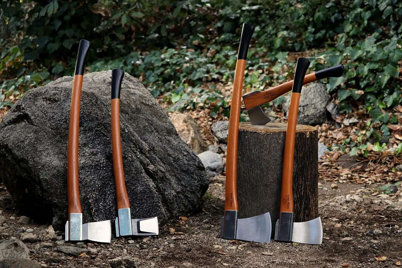 1844 Helko Werk Germany Vario Universal Axe - German Made Midsize General Purpose Felling Axe for Felling Trees, Cutting Timber, and Splitting Wood - Head 4.25lbs, Handle 30in. (Universal) #10053