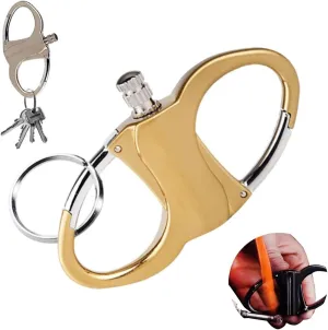 2025 Keychain Multifunctional Old-Fashioned Match Kerosene Lighter, Outdoor Camping Hiking Candle(Gold)