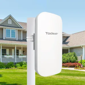 2025 Outdoor WiFi Extender，WiFi Booster | AI Watchdog | Repeater&AP Mode｜IP65 Weatherproof | Up to 1200Mbps Dual Band WiFi Repeater