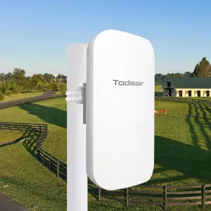 2025 Outdoor WiFi Extender，WiFi Booster | AI Watchdog | Repeater&AP Mode｜IP65 Weatherproof | Up to 1200Mbps Dual Band WiFi Repeater