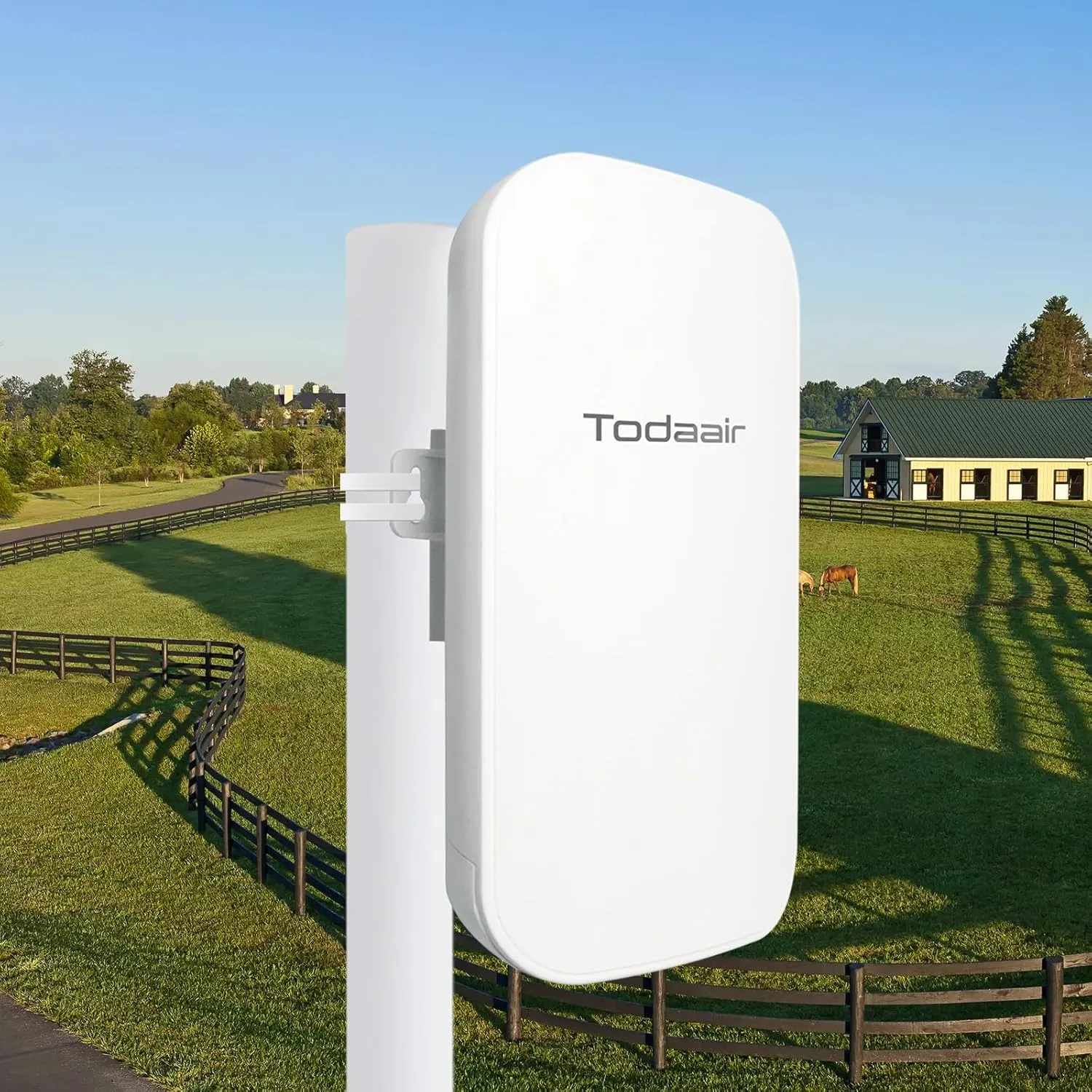 2025 Outdoor WiFi Extender，WiFi Booster | AI Watchdog | Repeater&AP Mode｜IP65 Weatherproof | Up to 1200Mbps Dual Band WiFi Repeater