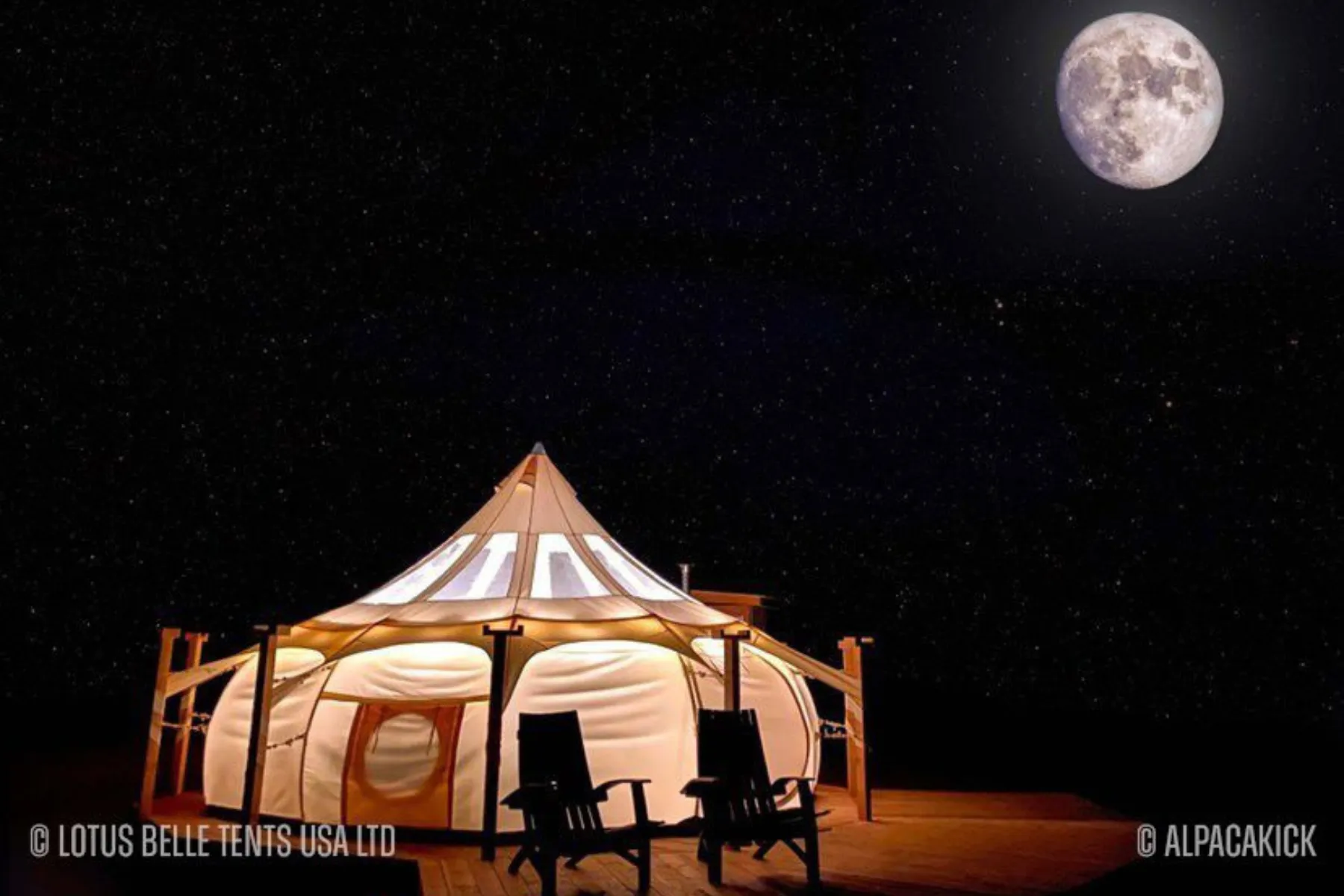 20ft Lotus Belle Stargazer Deluxe Tent