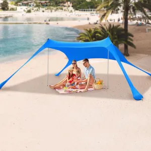 2m*1.6m Beach Elastic Awning Sports & Outdoor Products/Outdoor Recreation/Tent - Sky Blue