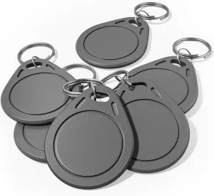 30pcs-Mifare Ultralight C ULC RFID Keyfobs, 13.56MHz Contactless Ticket IC MF0ICU2 Gray RFID Key Fobs,NFC Key fob Token Tag Key Cards Compatible with Upgraded SAFLOK, KABA, ONITY and Salto Locks