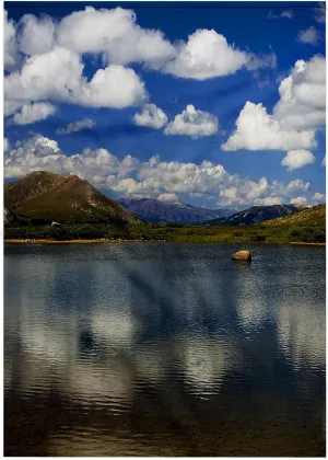 3dRose 22x30 Bath Hand Pool Towel - Alpine Lake on The Continental Divide Photography Rocky Mountains