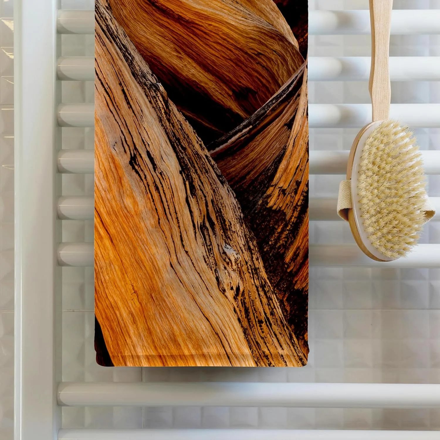 3dRose 22x30 Bath Hand Pool Towel - USA, California, White Mountains Wilderness. Bristlecone Pine Wood. Abstract