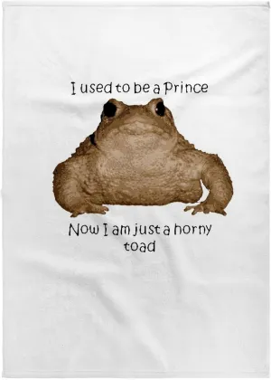 3dRose I Used to Be A Prince - Now I Am Just A Horny Toad - Towels (twl-305951-2)