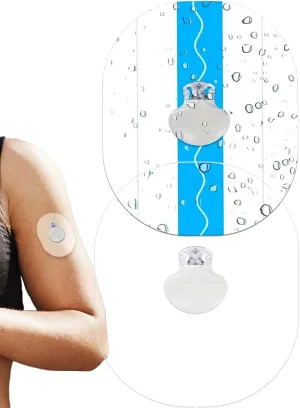 40 Pack for Medtronic Sensor Patches,Waterproof Guardian 3/4 Sensor Cover Patch，Easy to Use Pre-Cut CGM Sensor Patch Protect Your Sensor Continuously for 7 Days Long Stay,Glucose Monitor Protect Cover