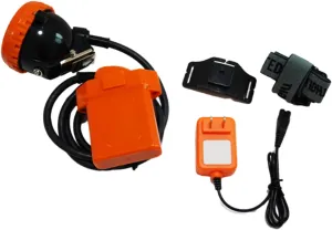 60W Rechargeable Lithium Battery Head Mounted Explosion-Proof Headlight, Strong and Ultra Bright Safety Helmet, Mining Lamp for Coal Mines