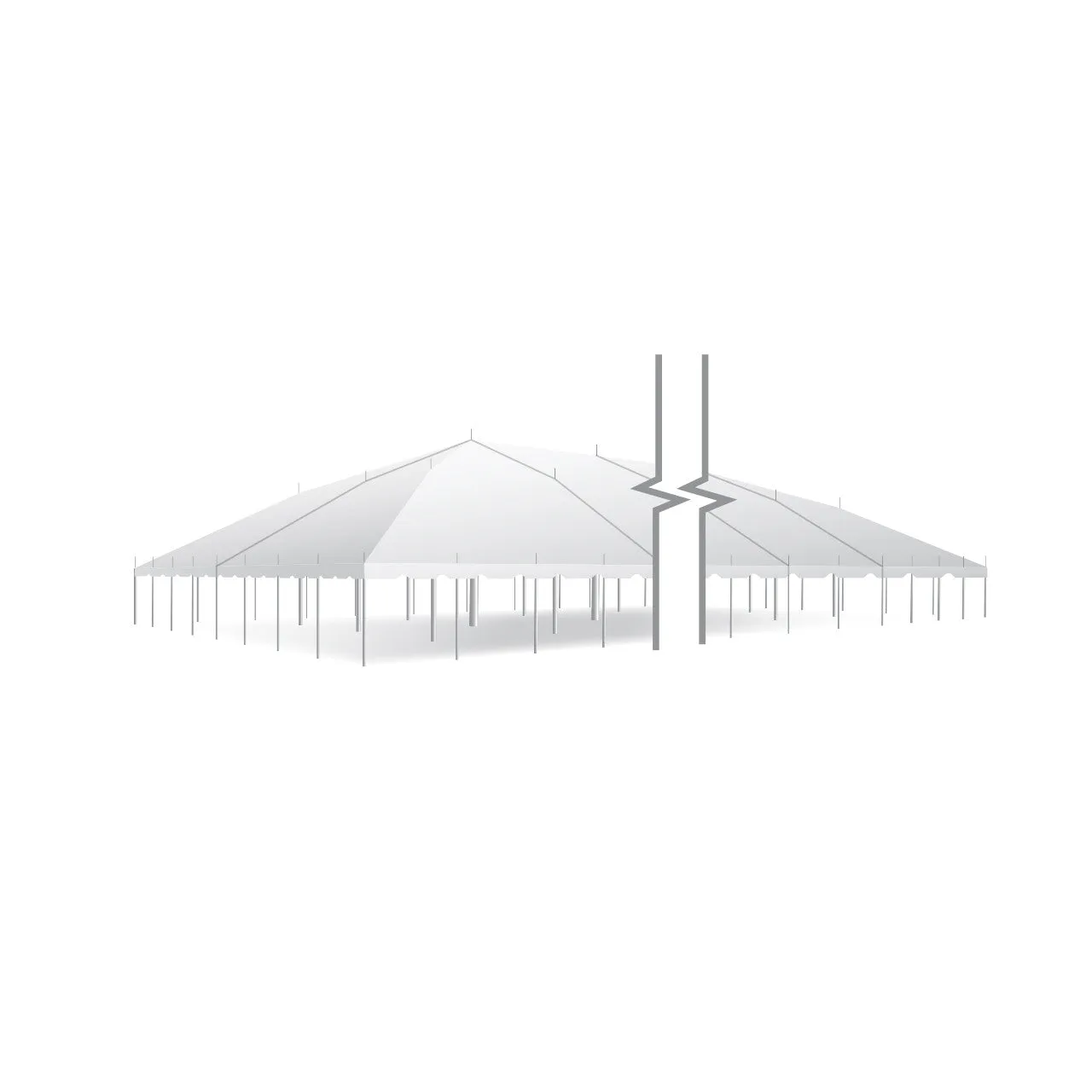 60x200 Classic Series Pole Tent