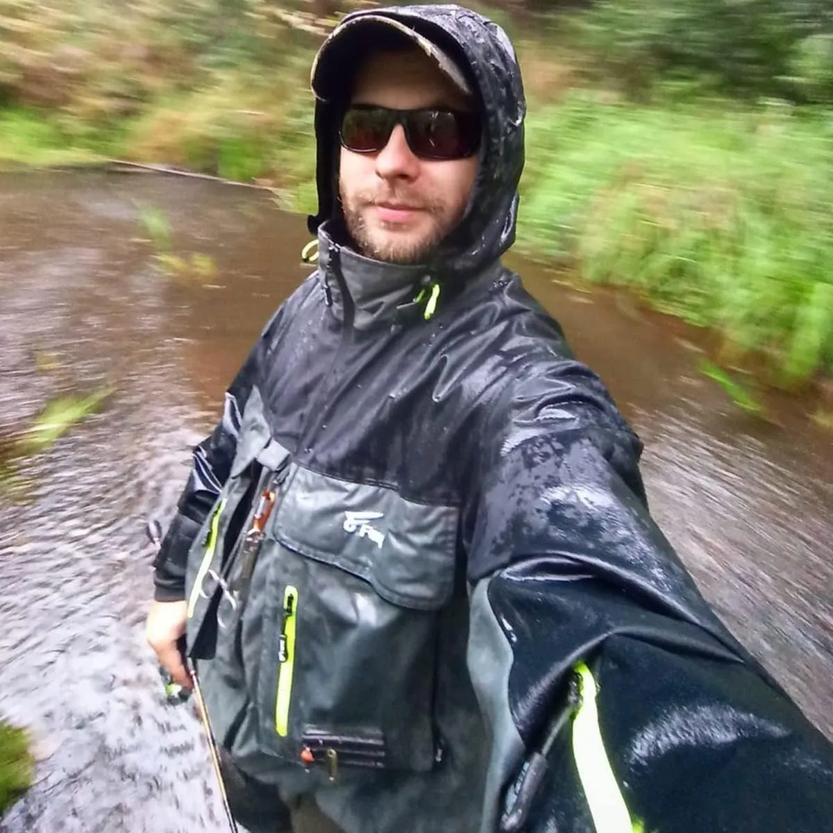 8 Fans Fishing Wading Jackets Breathable Waterproof Fishing Rain Jackets for Men&Women