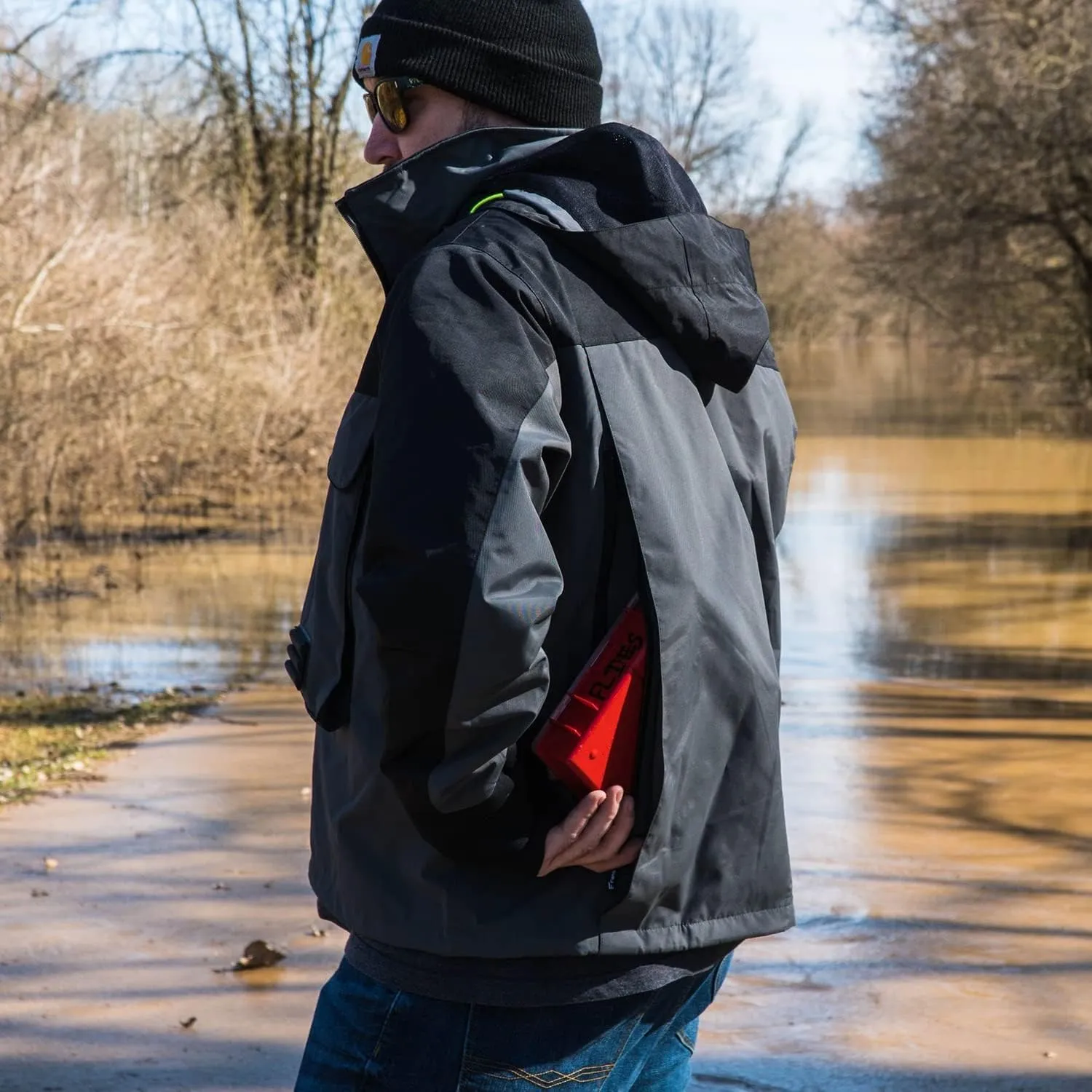 8 Fans Fishing Wading Jackets Breathable Waterproof Fishing Rain Jackets for Men&Women