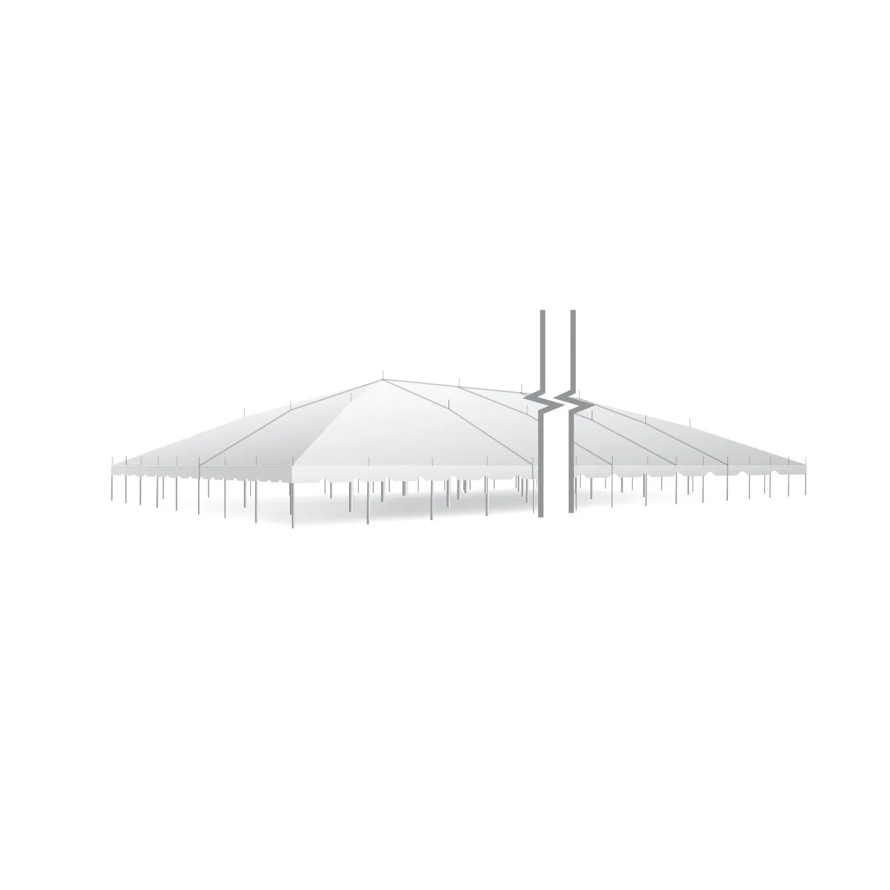 80x400 Classic Series Pole Tent