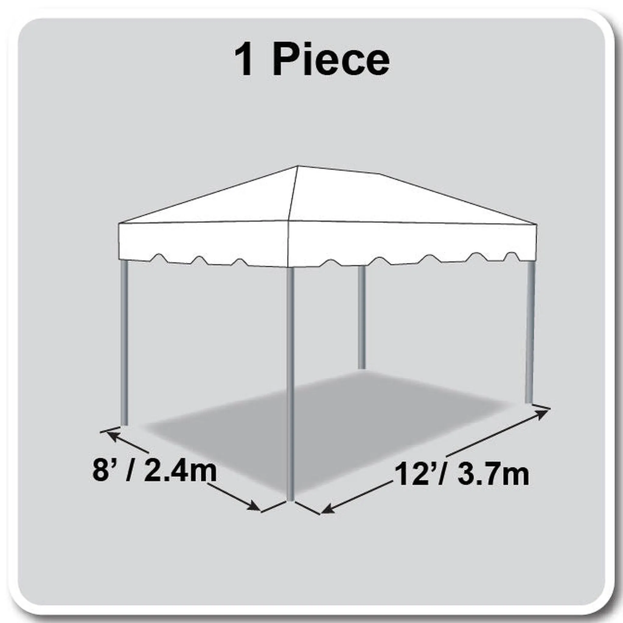 8x12 Classic Series Frame Tent