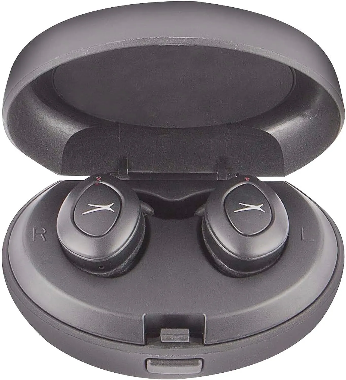Altec Lansing True Evo  Truly Wireless Earphones, 4 Hours of Battery Life, Receive Up to 4 Charges on The Go, Access Siri or Google Voice Assistant via Bluetooth Through Your Smartphone, MZX659-BLK
