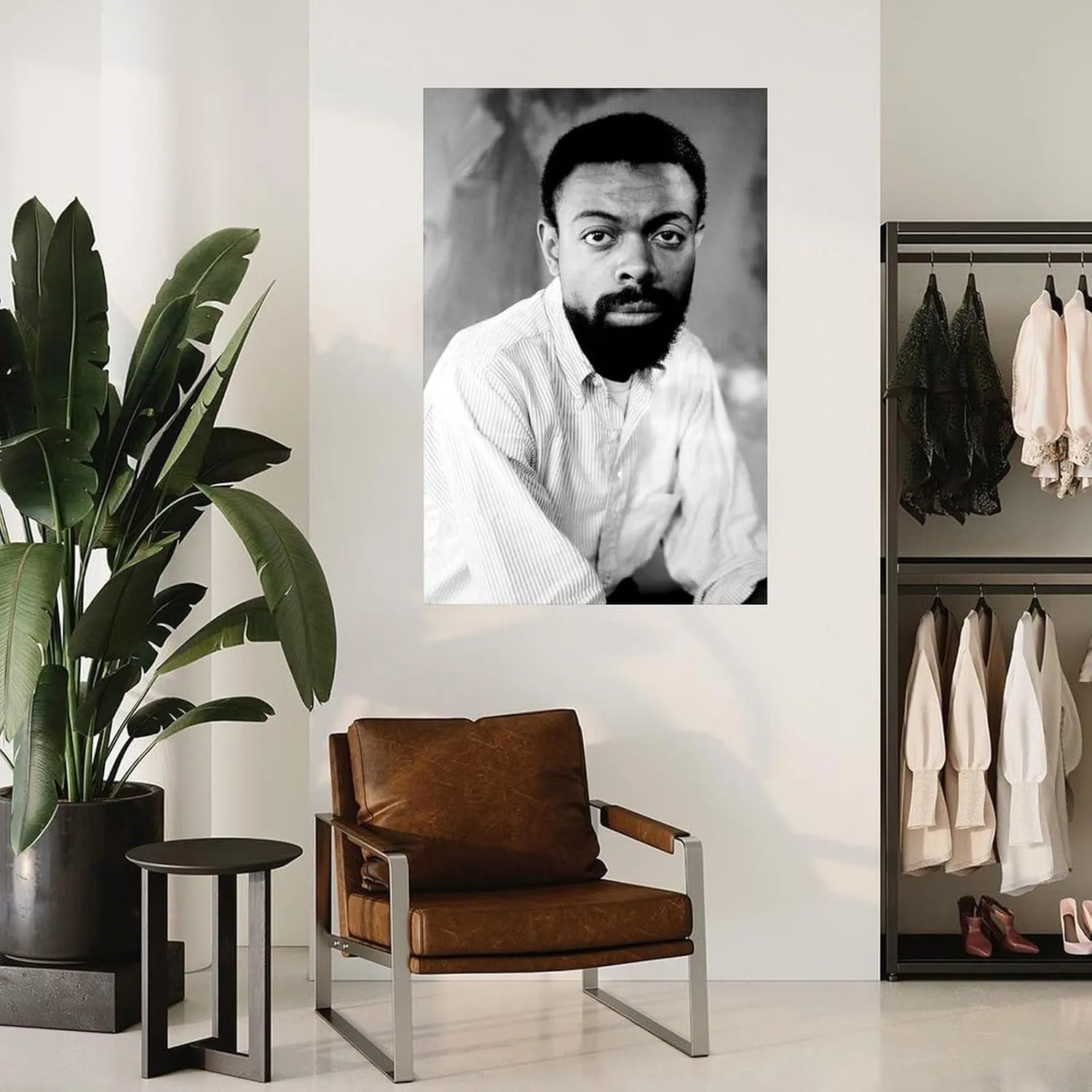 American Poet Amiri1 Baraka Portrait Poster (2) Canvas Painting Wall Art Poster for Bedroom Living Room Decor 16x24inch(40x60cm) Unframe-style