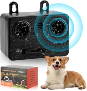Anti Barking Devices, Auto Barking Control Devices with 3 Modes, Ultrasonic Dog Bark Box Barking Deterrent Devices, 50Ft Effective Stop Barking Dog Devices for Indoor & Outdoor Use 1pcs