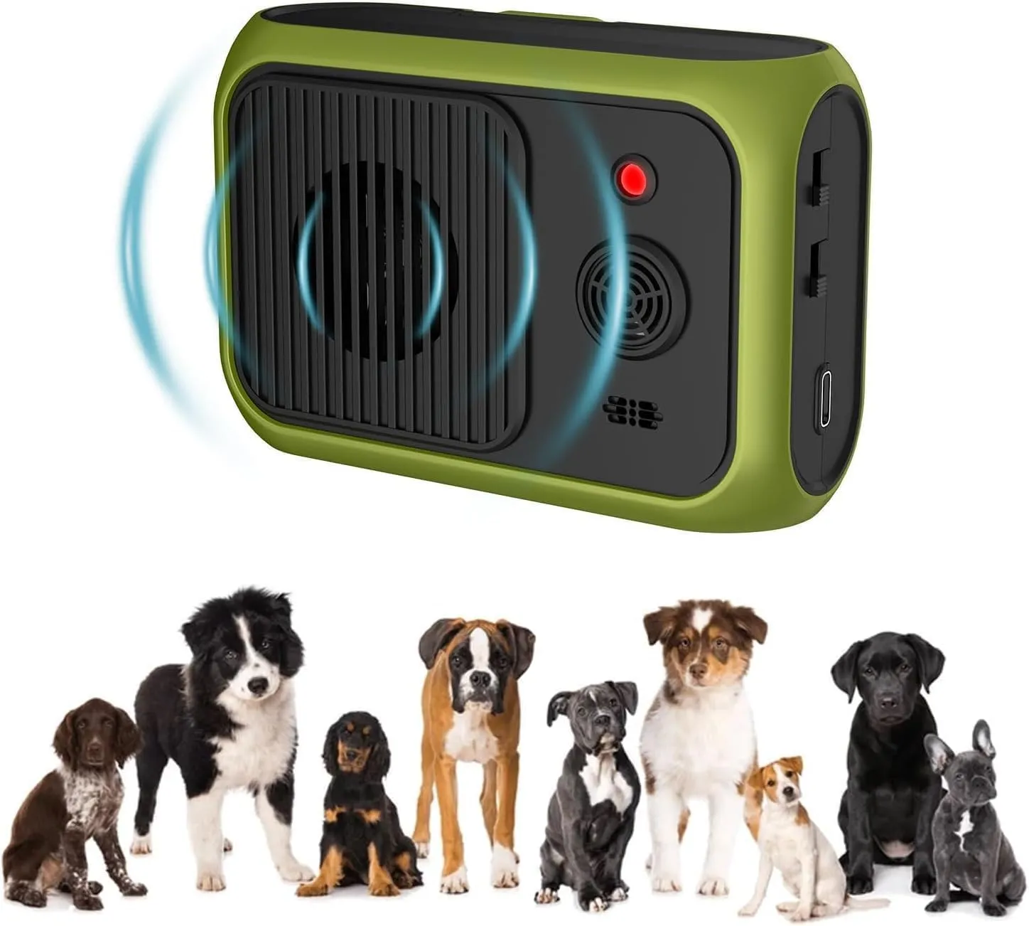 Anti Barking Devices,Ultrasonic Anti Barking Device,3 Level Bark Box Anti Bark Device,Rechargeable Ultrasonic Dog Barking Deterren Barking Dog Silencer,for Small Medium Large Dogs (Light Black)