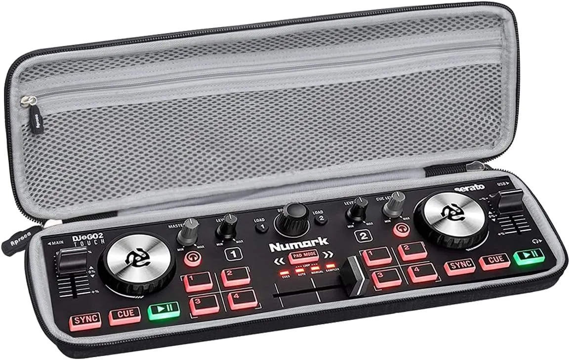 Aproca Hard Carry Travel Case Compatible with Numark DJ2GO2 Pocket DJ Controller