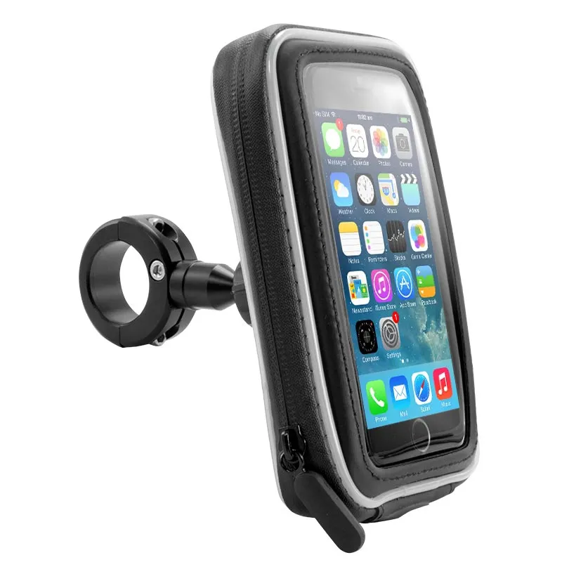 Arkon MC2B5WPCS BLACK Motorcycle Handlebar Mount fits Samsung Galaxy S8 (sku 36860)