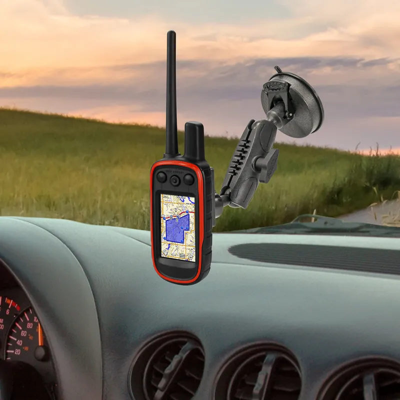 Arkon RM0806000 80mm Windshield Suction Mount for Garmin Alpha 100 and Astro 430, 320 Handheld GPS (sku 41167)