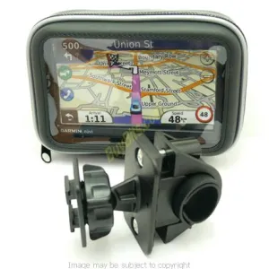 ARKON Waterproof Protective Case with Motorbike - Bicycle Handlebar Mount for GARMIN NUVI GPS SatNav Systems (SKU 6521)