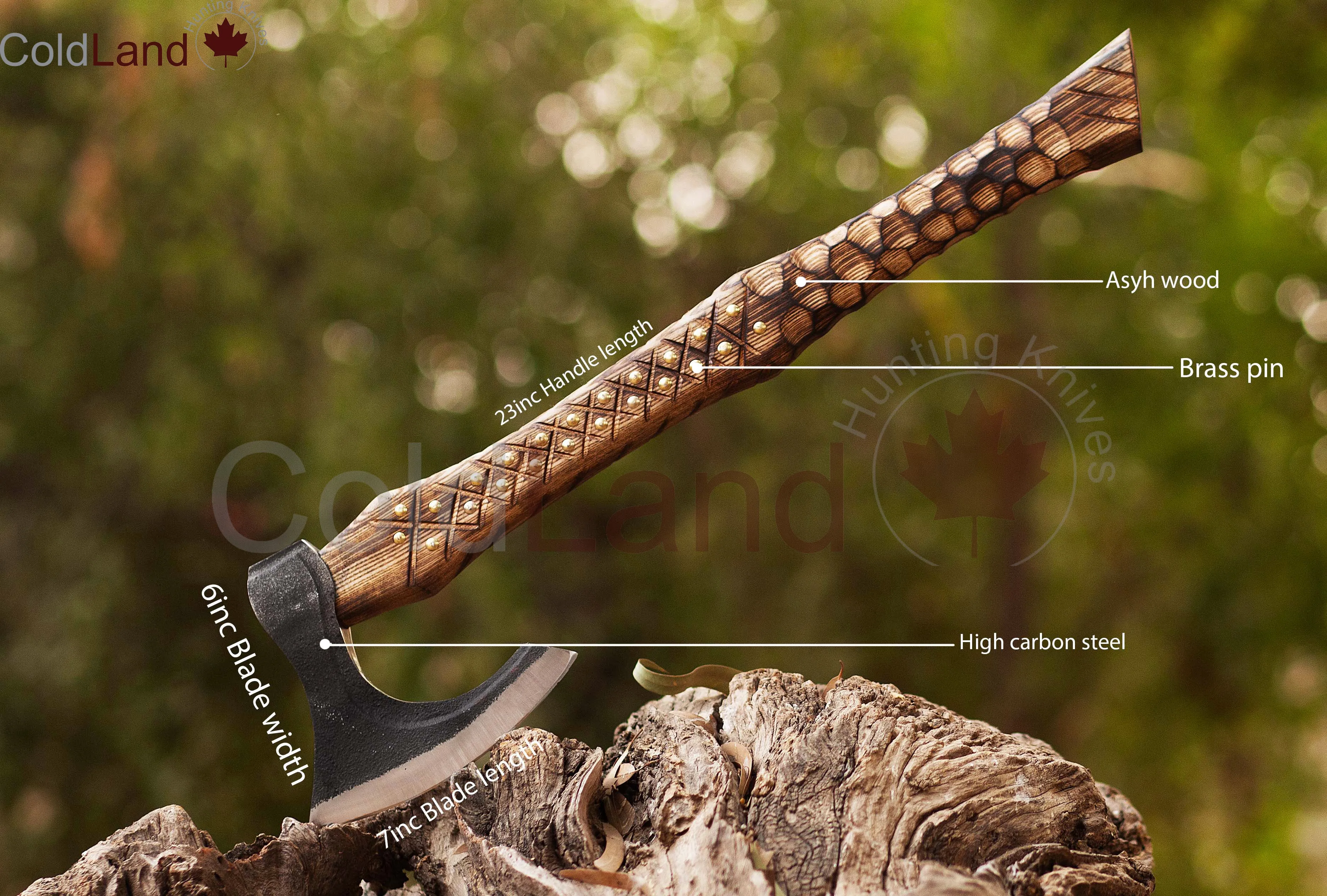 ARSAXE18 Throwing Axe: Precision-Weighted Axe for Competitive Throwers