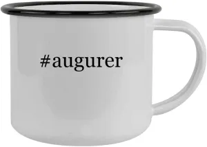 #augurer - 12oz Hashtag Camping Mug Stainless Steel, Black