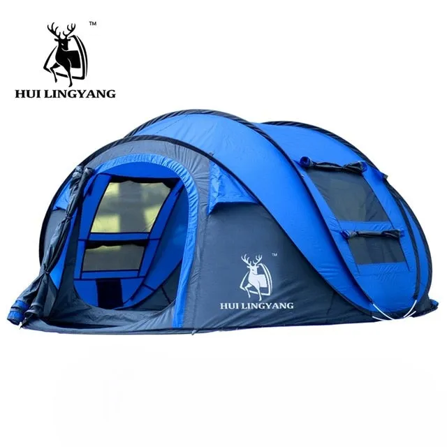 automatic hiking HUI throw family outdoor tents tent tents throwing waterproof Happy customers up tent large pop LINGYANG camping waterproof Fast international shipping