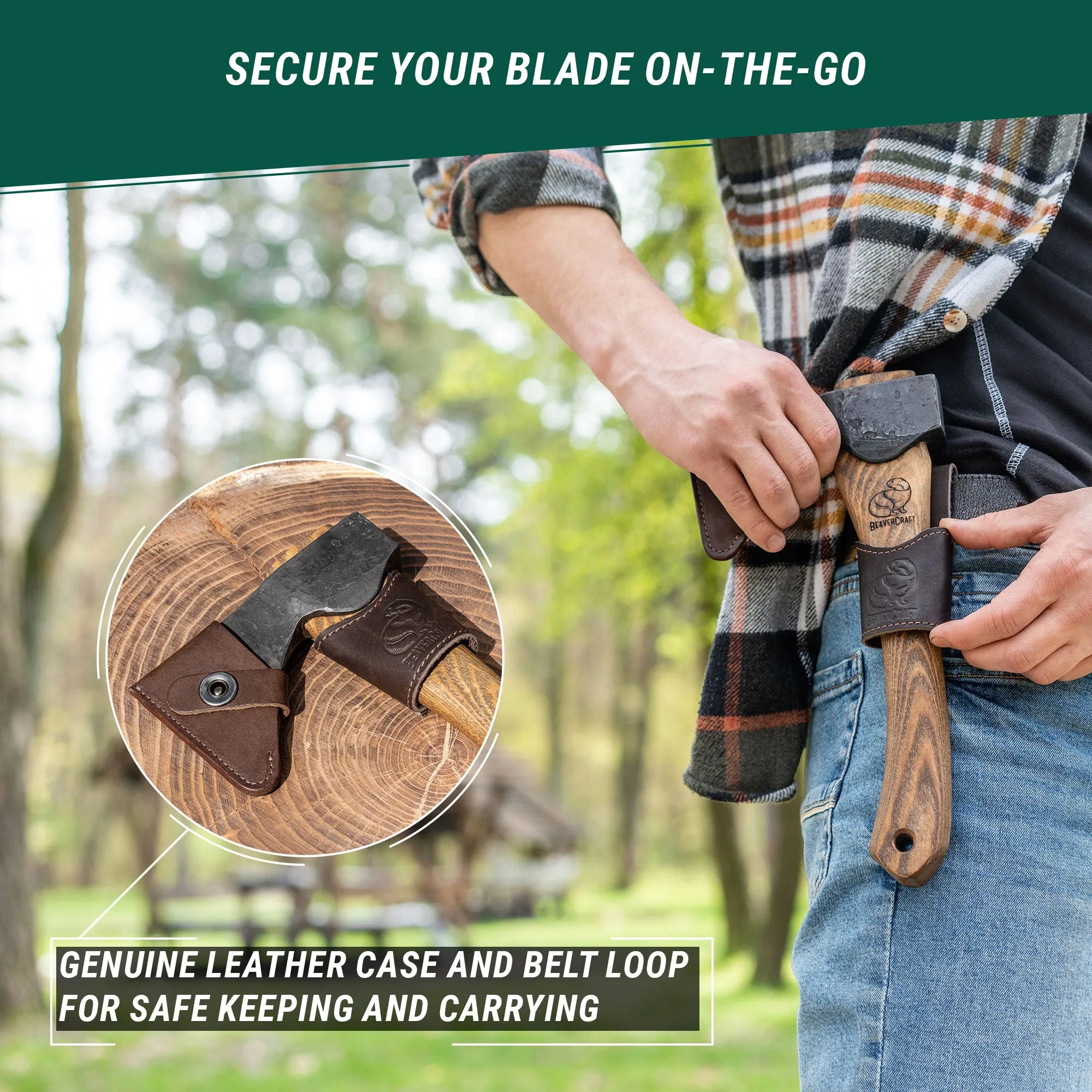AX1 – Compact Bushcraft Carving Hatchet for Various Tasks and Purposes