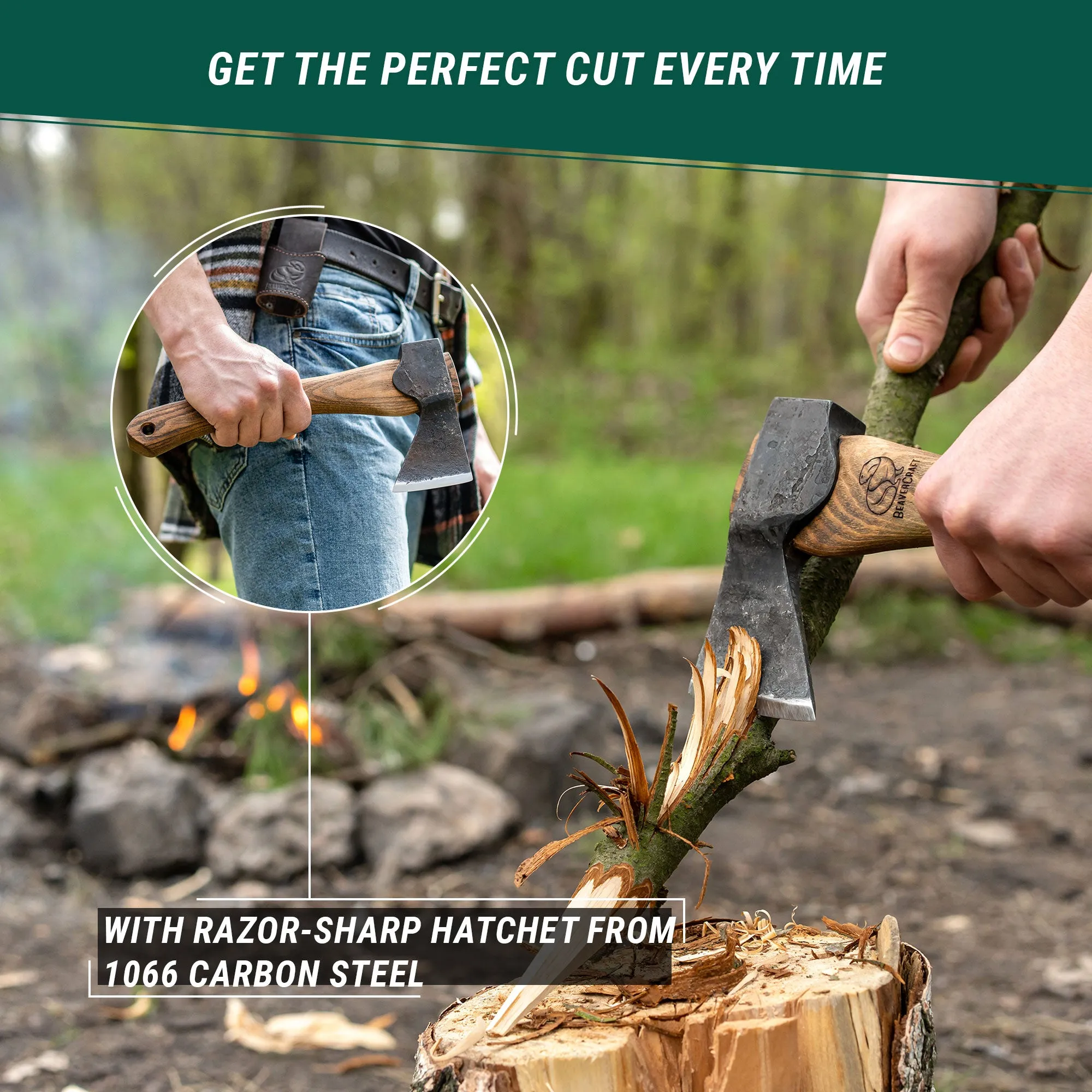 AX1 – Compact Bushcraft Carving Hatchet for Various Tasks and Purposes