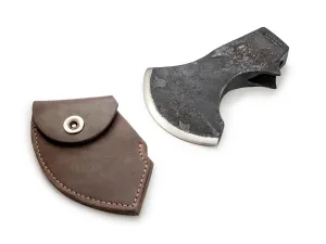 AX3_Head – Hand-Forged Axe Head with Leather Sheath