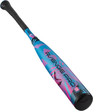 Axe | Avenge Pro 3 | USSSA Baseball Bat | Drop -10/-8/-5 | 3-Piece Composite | 2 3/4" Barrel | Blue/Pink (Pro Flared Handle, -10, Carbon Fiber, 1, 31", Avenge Pro 3 USSSA)