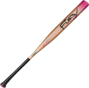 Axe | Fury | 1-Piece Composite | USSSA Slowpitch Softball Bat | 1/2 oz Endloaded | Flared Handle