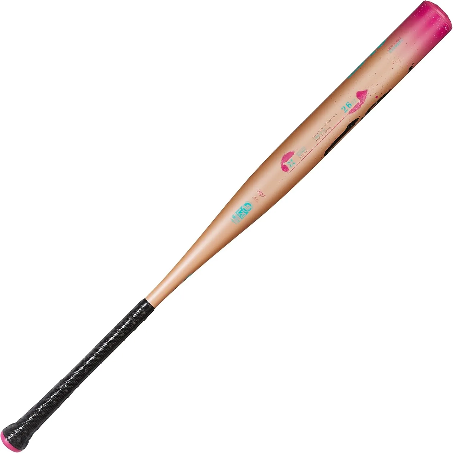 Axe | Fury | 1-Piece Composite | USSSA Slowpitch Softball Bat | 1/2 oz Endloaded | Flared Handle