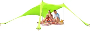 Beach Tent, Beach Stretch Outdoor Tent for Camping (Green)