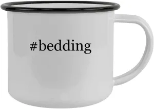 #bedding - 12oz Hashtag Camping Mug Stainless Steel, Black