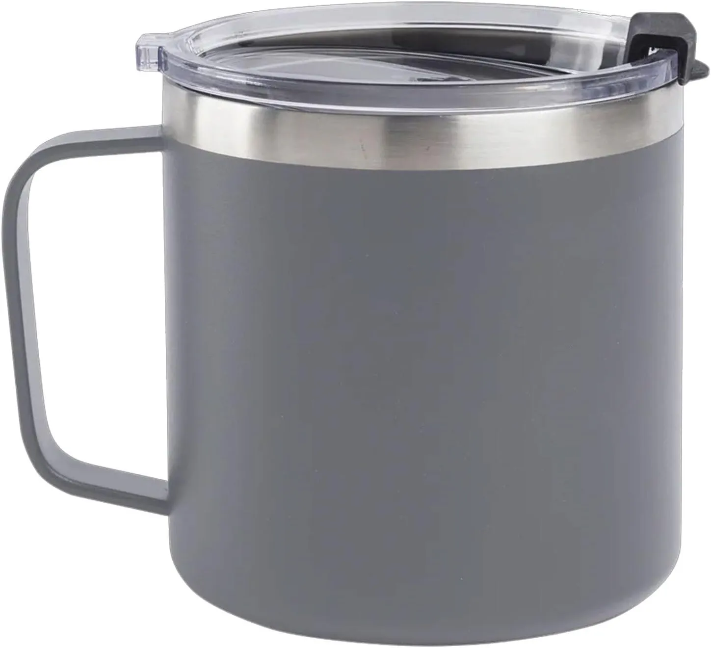 Beretta Durable Versatile Camping Outdoor Stainless Steel Double Insulated 16 Oz Coffee Mug Logo & C-Shaped Handle