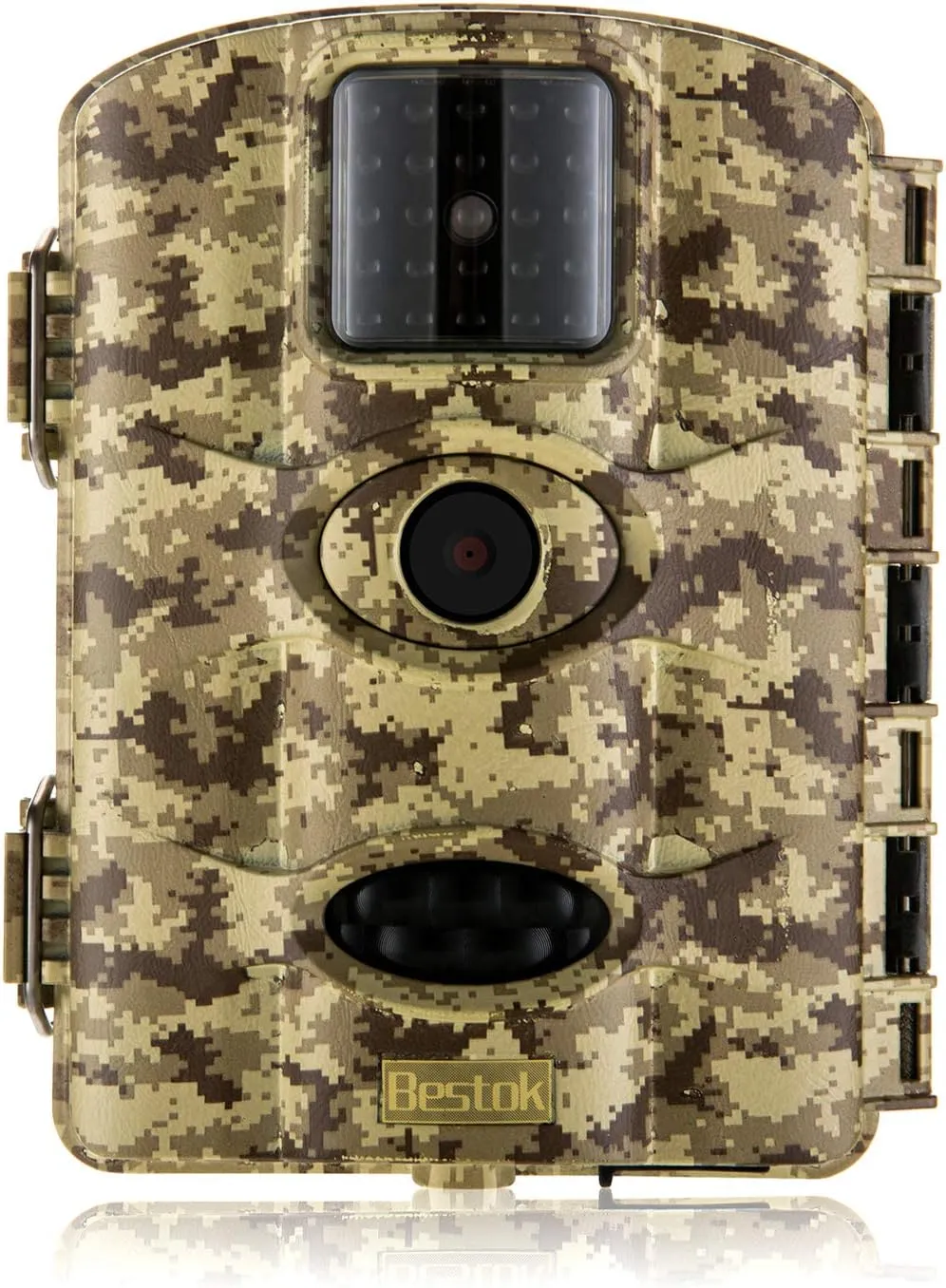 Bestok Trail Game Camera 16MP 1080P Waterproof Hunting Scouting Cam Motion Activated Night Vision 65ft/20m No Glow IR LEDs for Wildlife Monitoring