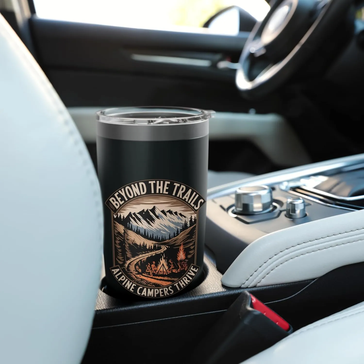 Beyond the Trails Alpine Campers Thrive Alpine Camping Stainless Steel Insulated Tumbler