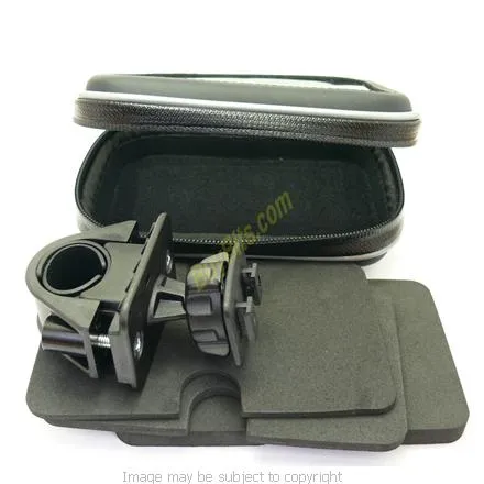 Bike Mount & Waterproof Protective Case for Motorcycle, Motorbike or Bicycle Handlebars fits Garmin Nuvi 775T (SKU 9515)