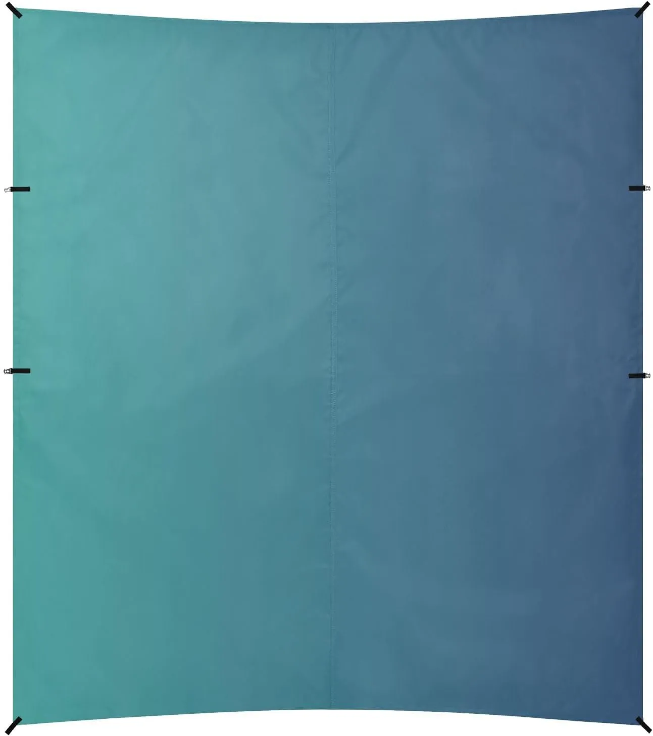 Blue Gradient Beach Cabana UPF50  Protection Easy Setup Large Portable Sun Shelter Includes Sand Shovel, Sandbags, Stability Poles for Camping, Picnics, Backyard & Fishing