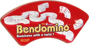 Blue Orange Bendomino, Dominoes with a Twist! Fun Strategy Tile Game Games - 2 to 4 Players 6 to 99 Years Old.