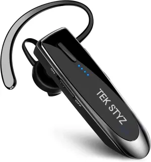 Bluetooth 5.3 Headset Compatible with Asus Transformer Book T90 Chi Wireless Earpiece, IPX5 Waterproof, Dual Microphones, Noise Reduction, 60 Days Standby   22Hrs HD Talk Time!