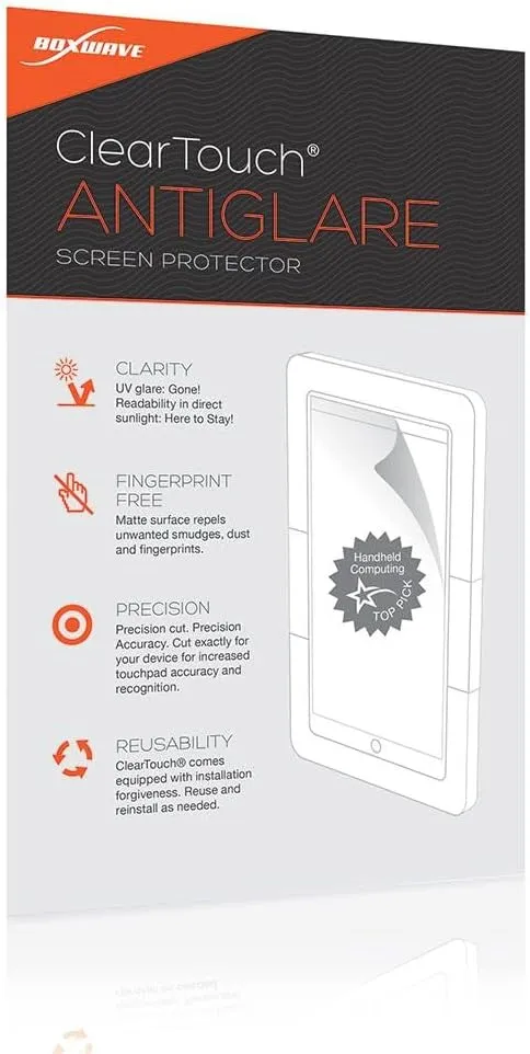 BoxWave Screen Protector Compatible with Trimble Nomad - ClearTouch Anti-Glare, Anti-Fingerprint, Scratch Proof Matte Film Shield
