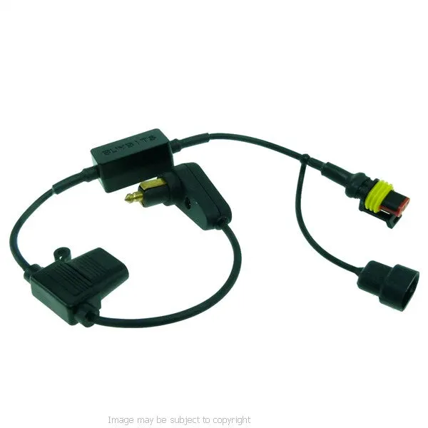 BuyBits High Power Hella - DIN - BMW Style power connector for Garmin Nuvi GPS - Satnav (sku 21539)