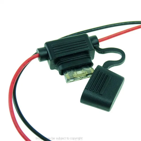 BuyBits High Power Straight Mini USB Motorcycle Hard Wire Charger for TomTom GPS Satnav (sku 21553)